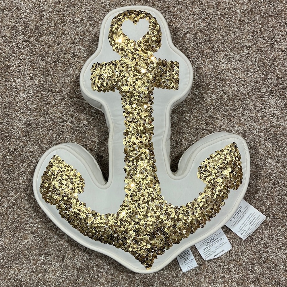 Emily & Meritt Anchor Decorative Pillow